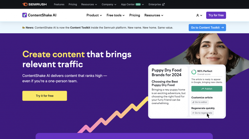 ContentShake AI – Your Blog-Writing Assistant